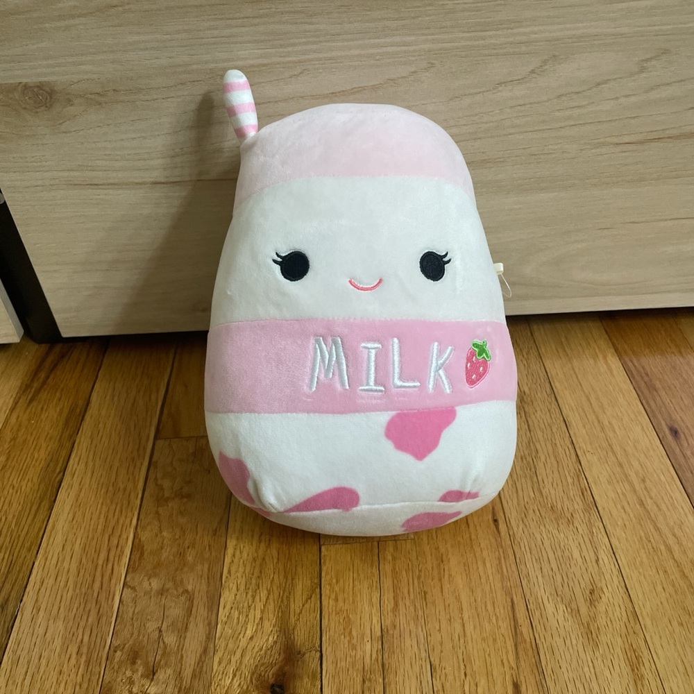 Squishmallows Pink and White Plush